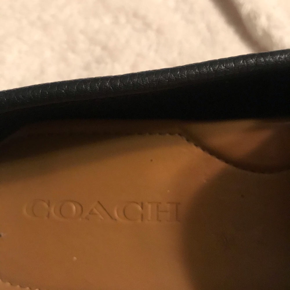Women’s Coach Leather Driving Loafers